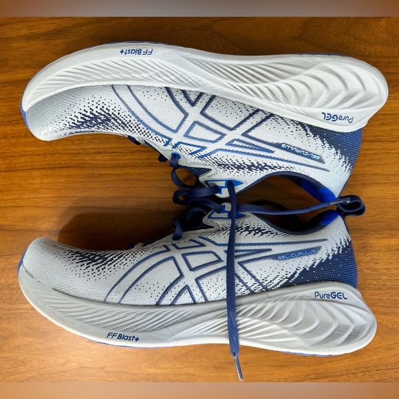 ASICS Gel Cumulus 25 Men’s Size 9 in Piedmont Grey/Illusion Blue - Picture 4 of 6